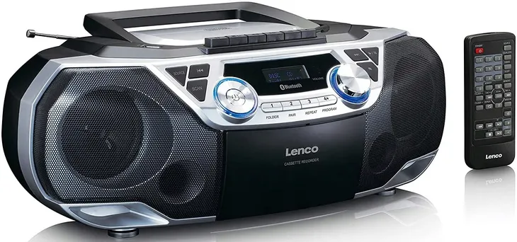 Lenco SCD-720SI Bluetooth Czarno-srebrny