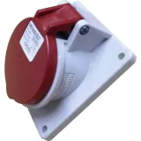 gniazdo-elektryczne-scienne-mennekes-czerwony-stan-nowy