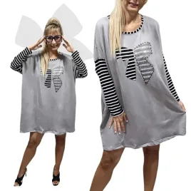luzna-tunika-kokarda-rekawy-paski-bawelna-sukienka-cyrkonie-50-52-5xl-3181
