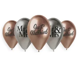 godan-balony-shiny-premium-hel-just-married-mr-andmrs-13-5-sztuk