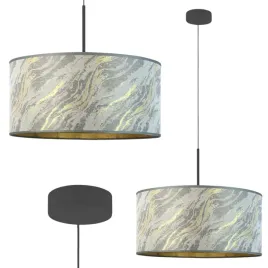 lampa-sufitowa-zyrandol-lampa-wiszaca-abazur-zwis-led-e27-szara-jazz-40cm