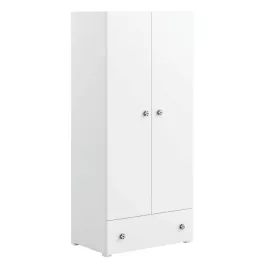 szafa-dziecieca-dwudrzwiowa-stella-garderoba-polki-szuflada-biala