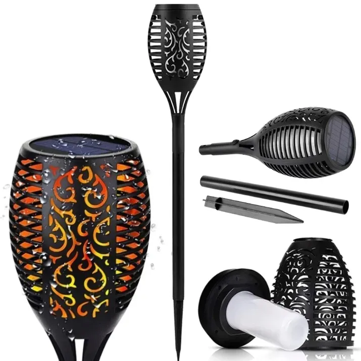 lampa-solarna-pochodnia-lampki-solarne-do-ogrodu-ogrodowe-led-stan-nowy