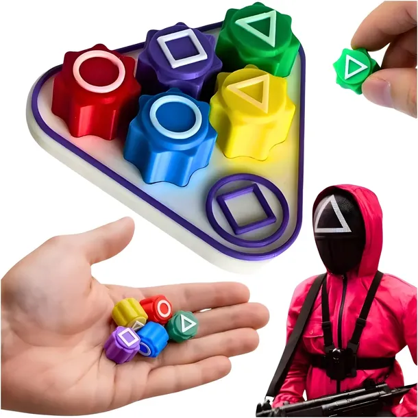 KOŚCI KONGI GONGGI GONGI CONGGI SQUID GAME HACELE kostki koreańskiej gry