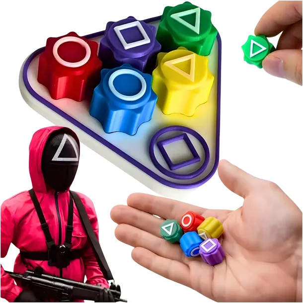 KOŚCI KONGI GONGGI GONGI CONGGI SQUID GAME HACELE kostki koreańskiej gry