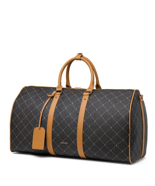 Torba Podróżna Duża Na Ramię Duffle Bag PUCCINI Brązowa BLXP0057W-2