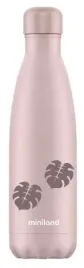 butelka-stalowa-termiczna-termos-na-napoje-miniland-05-l-rozowy-liscie