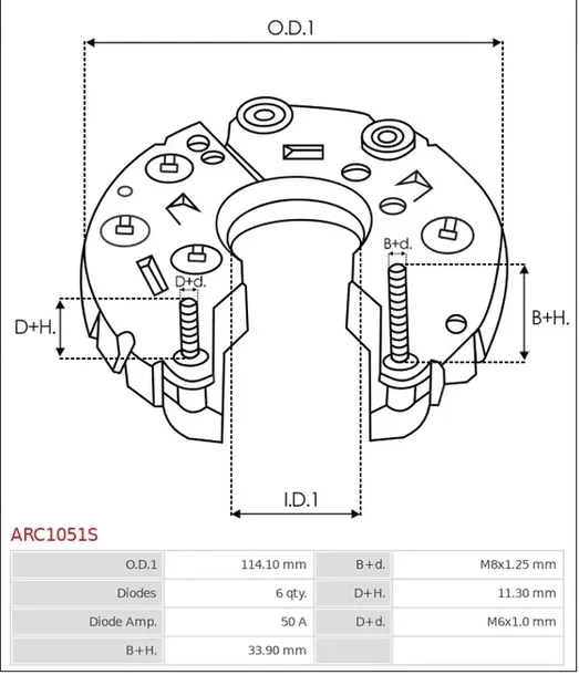 prostownik-alternator-as-pl-arc1051s-stan-nowy-numer-katalogowy-czesci-arc1051s