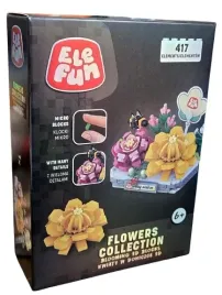 elefun-flowers-collection-kwiaty-w-doniczce-3d-zolto-rozowe-417-elementow