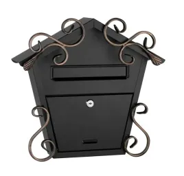 skrzynka-na-listy-z-daszkiem-375-400-70mm-czarna-ozdobna