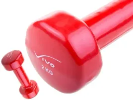 vivo-hantelki-hantel-ciezarek-2-kg-czerwony