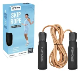 skorzana-skakanka-z-lozyskami-do-cwiczen-fitness-regulowana-dlugosc-300-cm