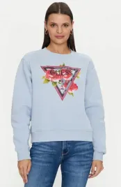 bluza-damska-guess-cn-roses-triangle-sw-niebieska-xs
