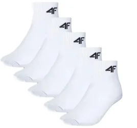 zestaw-5-par-skarpetek-dzieciecych-unisex-4f-u295-za-kostke-biale-35-37-eu
