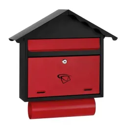 skrzynka-pocztowa-na-listy-gazetnik-domek-500x370x110mm-czarno-czerwona