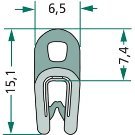 uszczelka-1mm-654a1107-25-granit