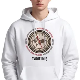 bluza-meska-biala-kaptur-na-prezent-odkrywaj-nowe-horyzonty-imie-wzory-m
