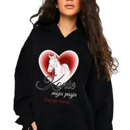 bluza-czarna-kaptur-damska-prezent-dla-koniar-konie-moja-pasja-imie-wz-xxl