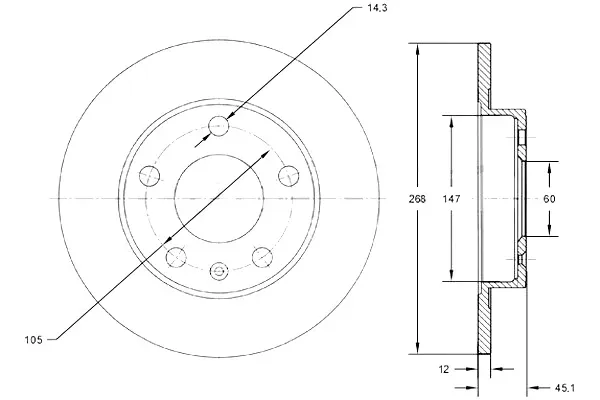 tarcza-ham-opel-astra-j-srednica-268-mm