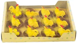 kogut-wielkanocny-12-sztuk-z-dmowa-kurczaczkami-w-gniazdku-6-cm-wielkanoc