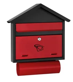 skrzynka-pocztowa-na-listy-z-gazetnikiem-domek-460x400x75mm-czarno-czerwona