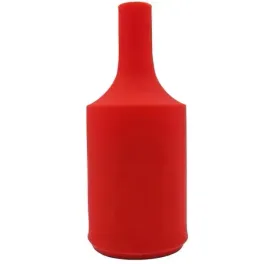oprawka-dekoracyjna-silikonowa-e27-walec-czerwona