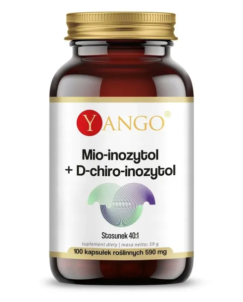 Yango - Mio-inozytol D-chiro-inozytol - 100 kapsułek