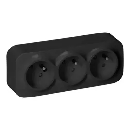 gniazdo-potrojne-czarne-natynkowe-2p-z-ip20-16a-230v-ac-orno