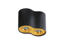 spot-lampa-sufitowa-bross-2-czarna-zloty-azzardo