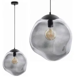 lampa-wiszaca-sol-szklany-grafitowy-klosz-ksztalt-kamienia-tk-lighting