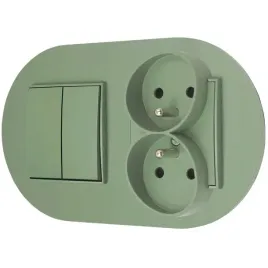 wlacznik-podwojny-z-gniazdem-podwojnym-z-ramka-okragla-seria-mini-szalwiowy