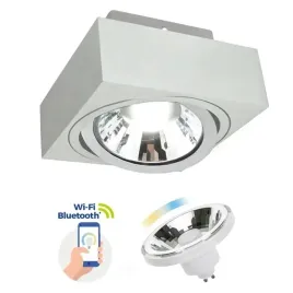 lampa-natynkowa-ruchoma-biala-kwadratowa-spot-zarowka-smart-10w