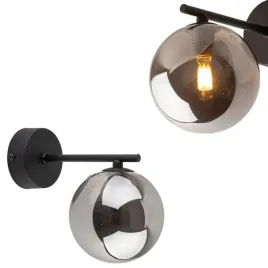 kinkiet-scienny-estera-czarny-szklo-tk-lighting
