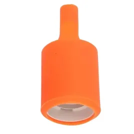 oprawka-dekoracyjna-silikonowa-e27-walec-pomaranczowa