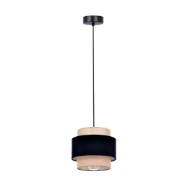 lampa-wiszaca-gato-na-e27-czarno-bezowy-abazur-do-kuchni-k-5230-kaja