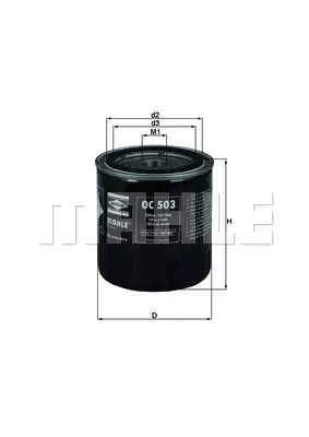 filtr-oleju-knecht-oc-503-numery-katalogowe-zamiennikow-diamax-dl1000