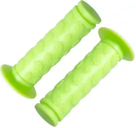 chwyty-gripy-rowerowe-dzieciece-100mm-zielone-kwiatki-spencer