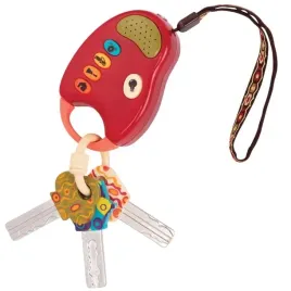 b-toys-interaktywne-kluczyki-samochodowe-z-pilotem-dla-dzieci-czerwone
