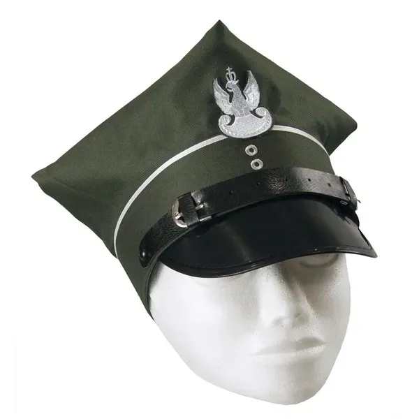 CZAPKA WOJSKOWA ROGATYWKA ZIELONA WOJSKO CHORĄŻY ŻOŁNIERZ ARMIA ZIELONY