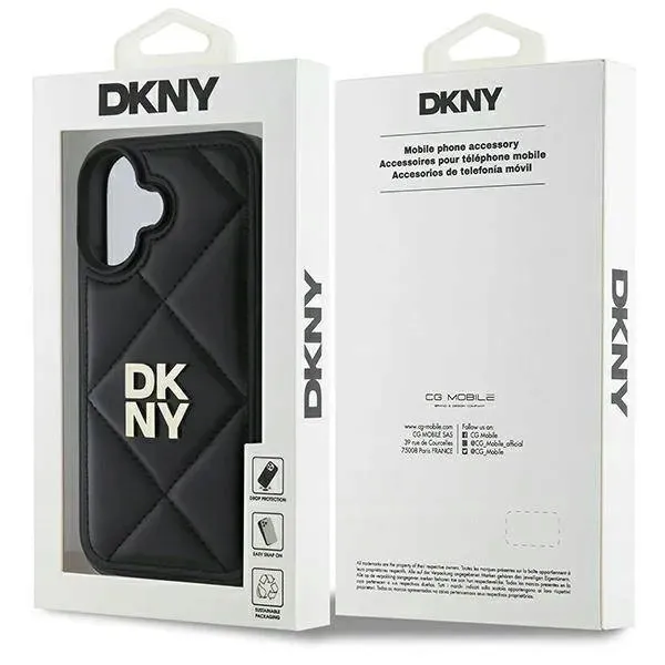 etui-dkny-quilted-stack-logo-na-iphone-16-czarne-stan-nowy