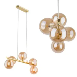 lampa-wiszaca-szklane-klosze-bursztynowe-estera-gold-5-pl-4549-tk-lighting