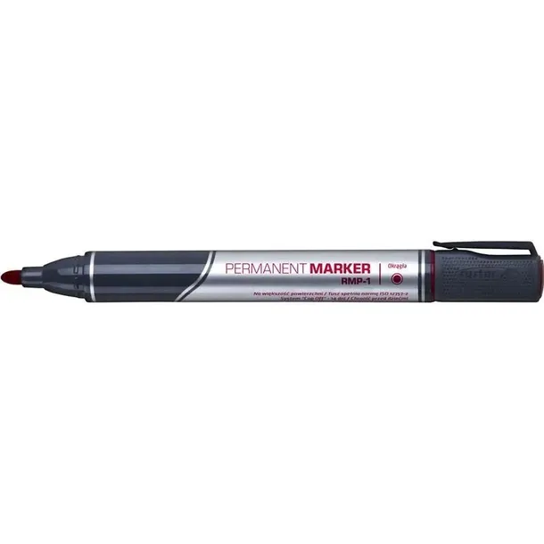 rystor-marker-permanentny-rmp1-czerwony-okragly-rodzaj-permanentny