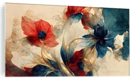 obraz-na-szkle-maki-kwiaty-polne-mak-art-szklany-do-kuchni-100x50cm