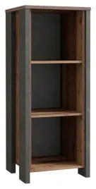 maly-regal-na-ksiazki-clif-clfr315-odcien-ciemnego-drewna-beton-forte