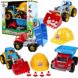 zestaw-2-pojazdy-budowlane-koparka-wywrotka-kask-budowlany-pacholki