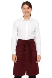 dluga-zapaska-86cm-bordowa-kelnerska-kucharska-z-rozcieciem