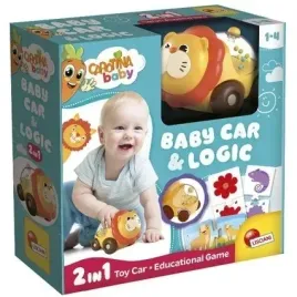 lisciani-carotina-baby-lew-samochodzik-i-gra-logiczna