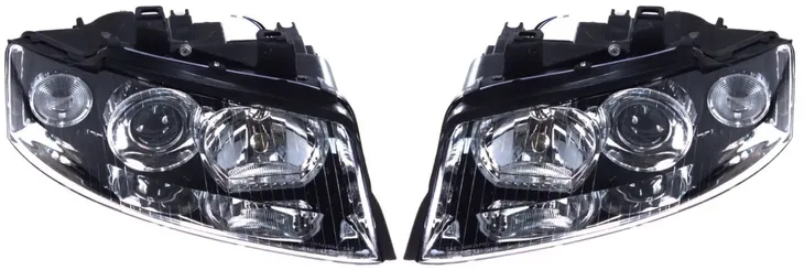 REFLEKTOR LAMPA PRZÓD AUDI A4 B6 2000-2004 XENON D1S+H7 DEPO LEWY+PRAWY KPL