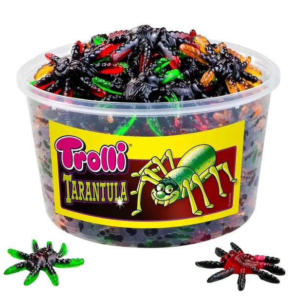 Trolli żelki Tarantule Pająki żelka Halloween 75 szt