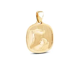 zloty-medalik-dla-dziecka-na-chrzest-pamiatka-14kt-585-dedykacja